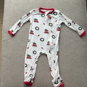 Kyte BABY White and Red Kids Pajama Set